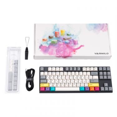 Клавиатура Varmilo VEM87 CMYK 87Key EC V2 Rose USB UA White LED Black Фото 1