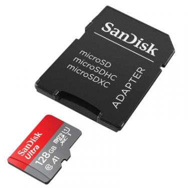Карта памяти SanDisk 128GB microSD class 10 UHS-I Ultra Фото 1