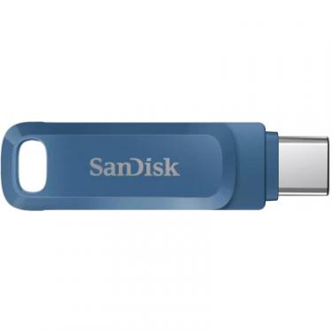 USB флеш накопитель SanDisk 64GB Dual Drive Go Navy Blue USB 3.1 + Type-C Фото