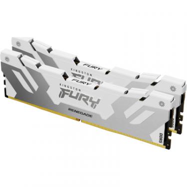 Модуль памяти для компьютера Kingston Fury (ex.HyperX) DDR5 32GB (2x16GB) 6000 MHz Renegade White Фото 2