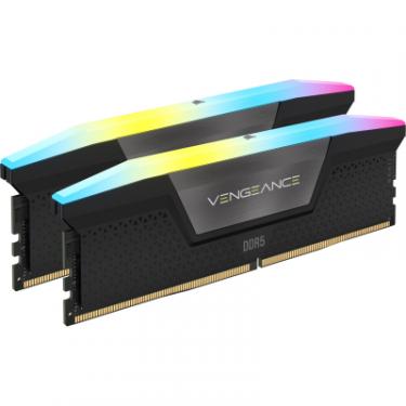 Модуль памяти для компьютера Corsair DDR5 96GB (2x48GB) 5200 MHz Vengeance RGB Black Фото 1