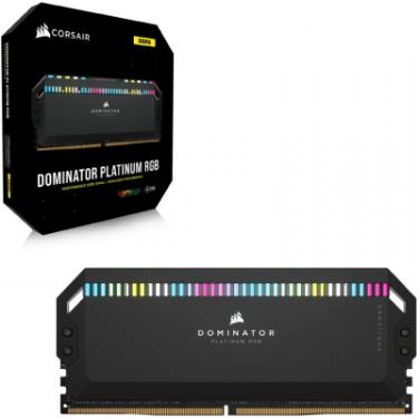 Модуль памяти для компьютера Corsair DDR5 64GB (2x32GB) 6400 MHz Dominator Platinum RGB Фото 4