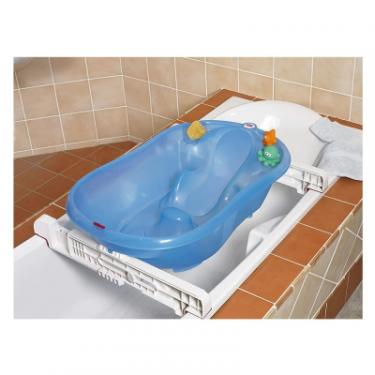 Ванночка Ok Baby з анатомічною гіркою і термодатчиком (сірий) Фото 1
