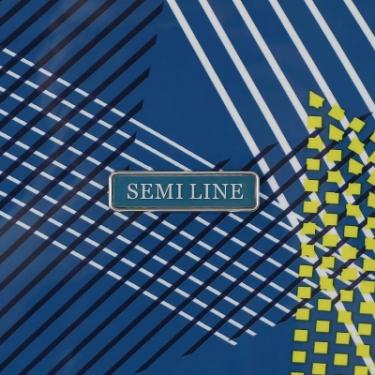 Чемодан Semi Line Pattern 24" M Blue Фото 8