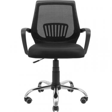 Офисное кресло Richman Стар Хром Піастра Сітка чорна Фото 1