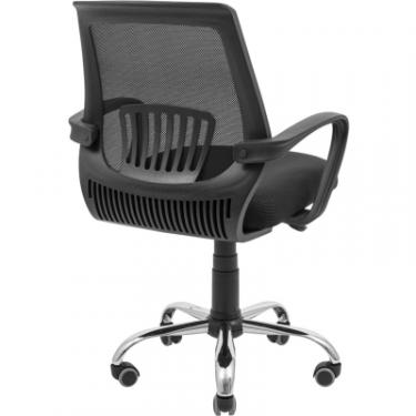 Офисное кресло Richman Стар Хром Піастра Сітка чорна Фото 3