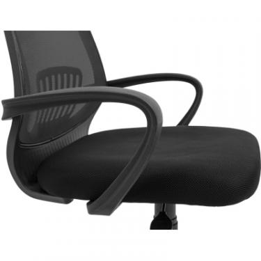 Офисное кресло Richman Стар Хром Піастра Сітка чорна Фото 4