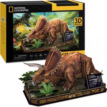 Пазл Cubic Fun 3D National Geographic Dino Трицератопс Фото 5