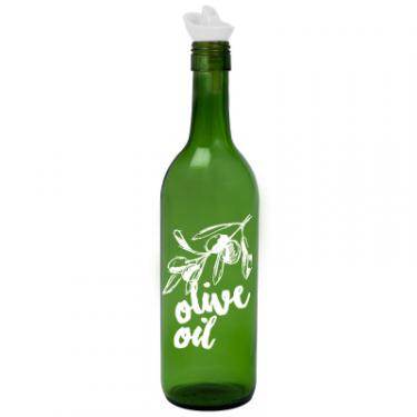 Бутылка для масла Herevin Emerald Зелена 0.75 л Фото