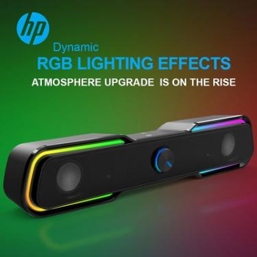 Акустическая система HP DHE-6002 6Вт RGB 3.5мм + USB Фото 5
