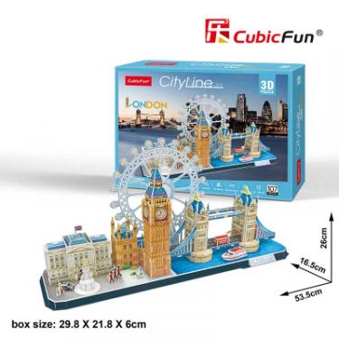 Пазл Cubic Fun Тривимірна головоломка-конструктор City Line Венец Фото 2