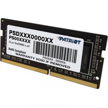 Модуль памяти для ноутбука Patriot SoDIMM DDR4 16GB 2666 MHz Signature Line Фото 2