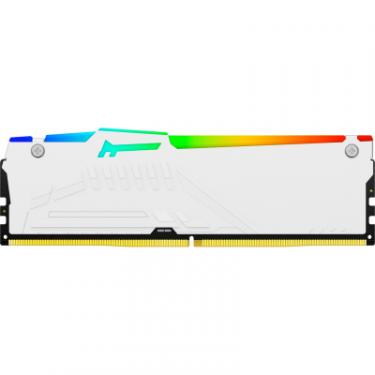 Модуль памяти для компьютера Kingston Fury (ex.HyperX) DDR 32GB 6000 MHz FURY Beast White RGB Фото 2