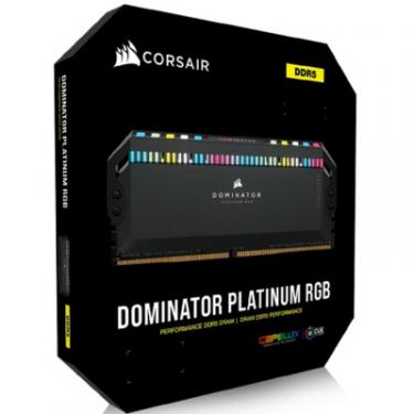 Модуль памяти для компьютера Corsair DDR5 32GB (2x16GB) 6000 MHz Dominator Platinum RGB Фото 4