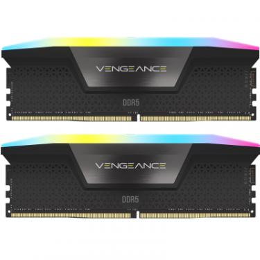 Модуль памяти для компьютера Corsair DDR5 64GB (2x32GB) 6600 MHz Vengeance RGB Black Фото