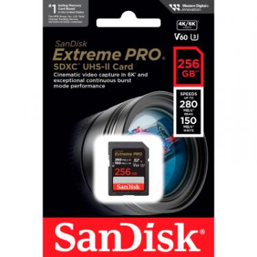 Карта памяти SanDisk 256GB SDXC class 10 UHS-I Extreme Pro Фото 2