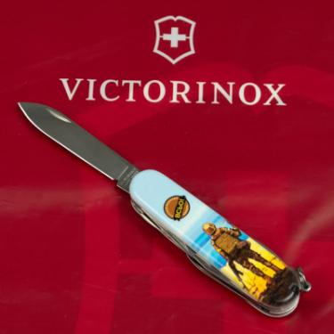 Нож Victorinox Climber Ukraine 3D Марка русскій воєнний корабль Фото 4