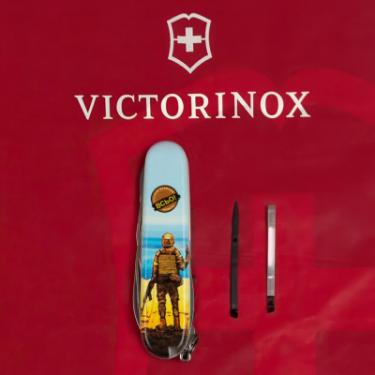 Нож Victorinox Climber Ukraine 3D Марка русскій воєнний корабль Фото 5