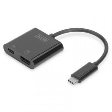 Концентратор Digitus USB-C to HDMI/USB-C UHD 4K Фото