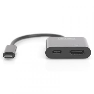 Концентратор Digitus USB-C to HDMI/USB-C UHD 4K Фото 1