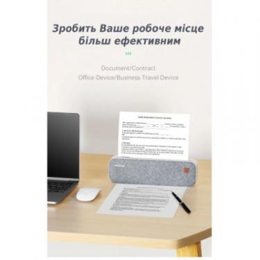 Принтер чеков UKRMARK A40GR А4, Bluetooth, USB, сірий Фото 1
