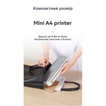 Принтер чеков UKRMARK A40GR А4, Bluetooth, USB, сірий Фото 2