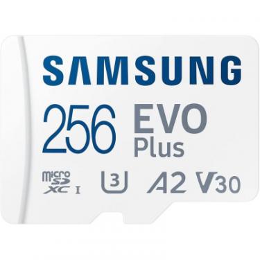 Карта памяти Samsung microSDXC 256GB C10 UHS-I R130MB/s Evo Plus + SD Фото 1