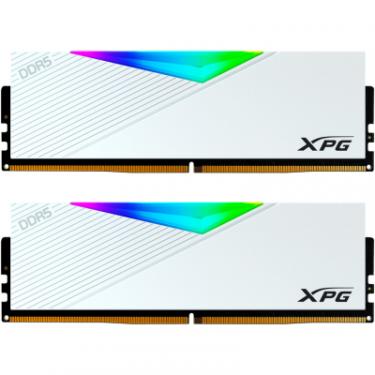 Модуль памяти для компьютера ADATA DDR5 32GB (2x16GB) 5600 MHz XPG Lancer RGB White Фото