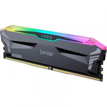 Модуль памяти для компьютера Lexar DDR5 32GB (2x16GB) 7200 MHz Ares RGB Black Фото 2