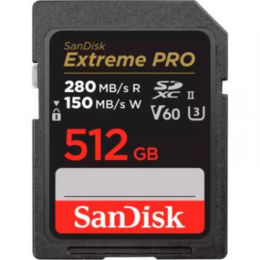 Карта памяти SanDisk 512GB SDXC class 10 UHS-II U3 V60 Фото
