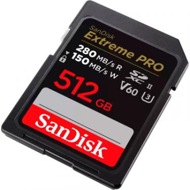 Карта памяти SanDisk 512GB SDXC class 10 UHS-II U3 V60 Фото 1