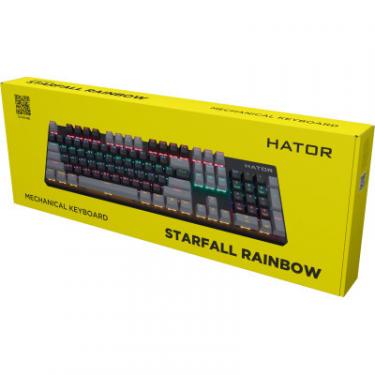 Клавиатура Hator Starfall Rainbow Origin Red USB Black/Grey Фото 6