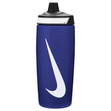 Бутылка для воды Nike Refuel Bottle 18 OZ блакитний, чорний, білий 532 м Фото