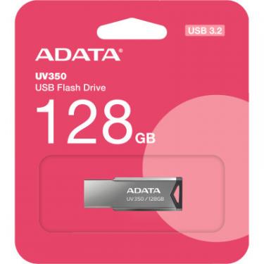 USB флеш накопитель ADATA 128GB UV350 Metallic USB 3.1 Фото 3