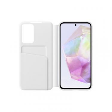Чехол для мобильного телефона Samsung Galaxy A35 (A356) Smart View Wallet Case White Фото 3