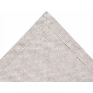 Скатерть Ardesto Oliver, 100 бавовна, сірий світлий 136х180 см Фото 3