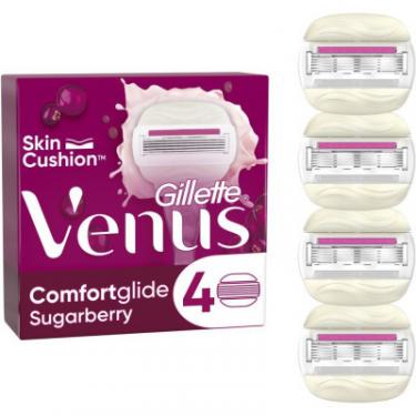 Сменные кассеты Gillette Venus Comfortglide Sugarberry Plus Olay 4 шт. Фото