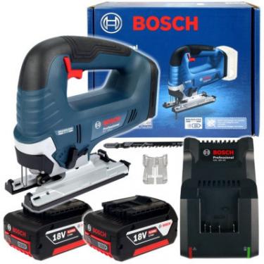 Электролобзик Bosch GST 185-LI 18В, 2х4Ah, 3500об/хв, кейс Фото 10