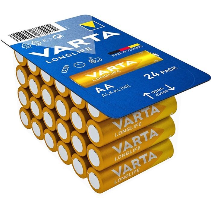 Батарейка Varta LONGLIFE ALKALINE * 24 box Фото