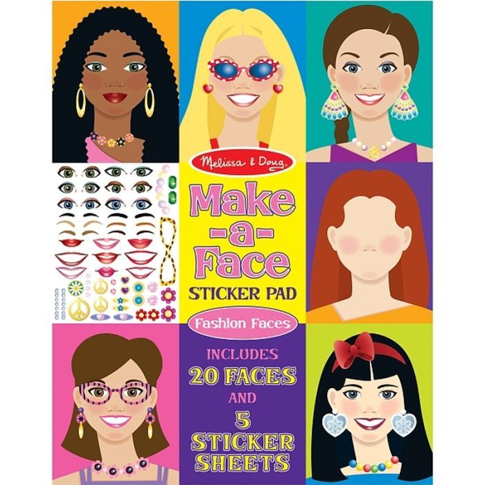 Набор для творчества Melissa&Doug стикеры "Make-up" Фото
