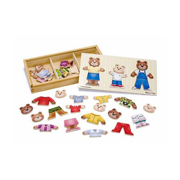 Развивающая игрушка Melissa&Doug Одень семью медведей Фото