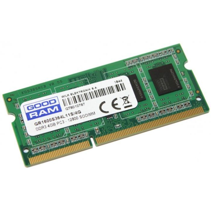 Модуль памяти для ноутбука Goodram SoDIMM DDR3 4GB 1600 MHz Фото