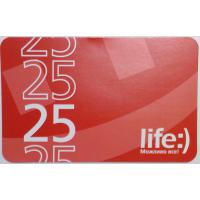 Карточка пополнения счета lifecell 25 Фото