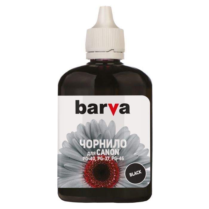 Чернила Barva CANON PG-40 90г BLACK Pigment Фото