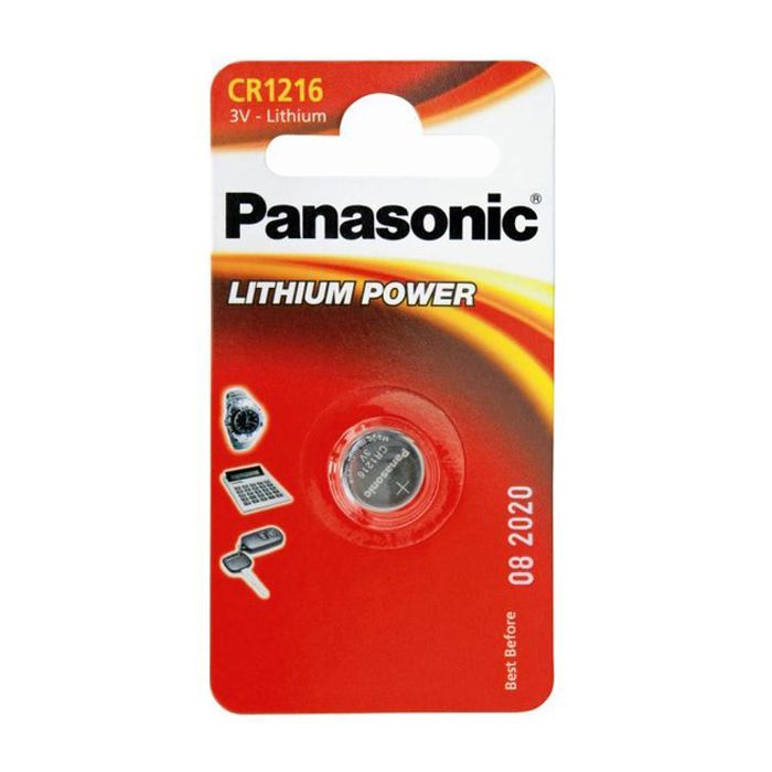 Батарейка Panasonic CR 1216 * 1 LITHIUM Фото