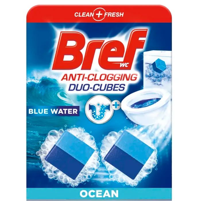 Средство для чистки унитаза Bref Дуо–Куб 100 г Фото