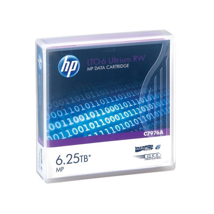 Дата-картридж HP LTO-6 Ultrium 6.25TB MP RW Data Cartridge Фото