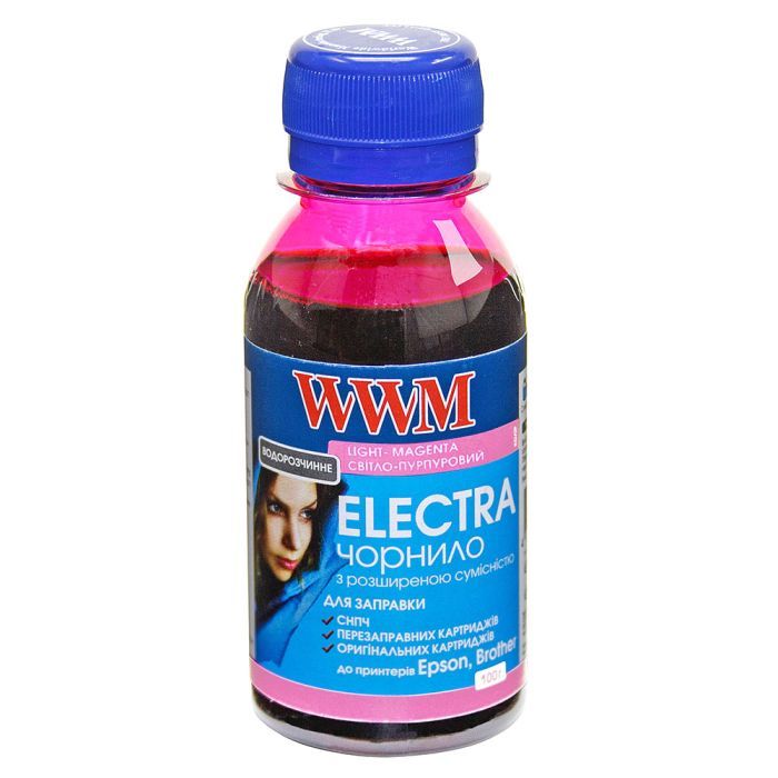 Чернила WWM EPSON UNIVERSAL ELECTRA 100ml Light Magenta Фото