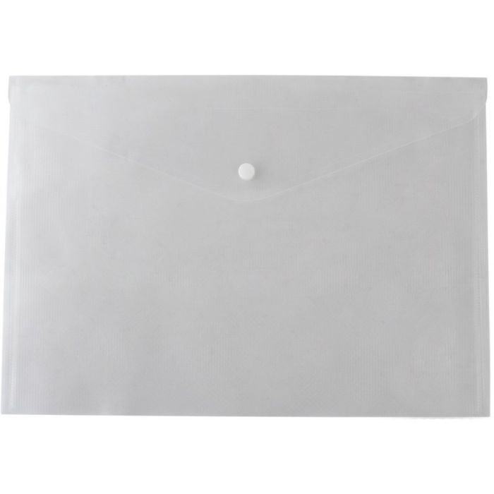 Папка - конверт Buromax А4, with a button, clear Фото