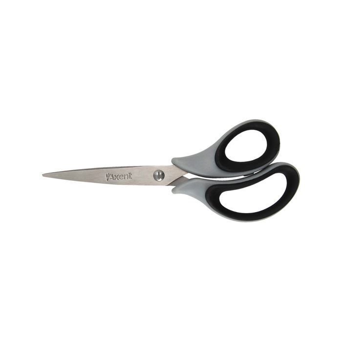 Ножницы Axent Duoton Soft, 16,5см, gray-black Фото